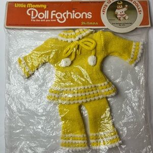 Little‎ Mommy Shillman Doll Fashions Knit Sweater Pants No. 872 NOS Vintage 1981